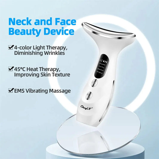 Neck Beauty Device EMS Face Lifting Machine, Snatched chin in no time.