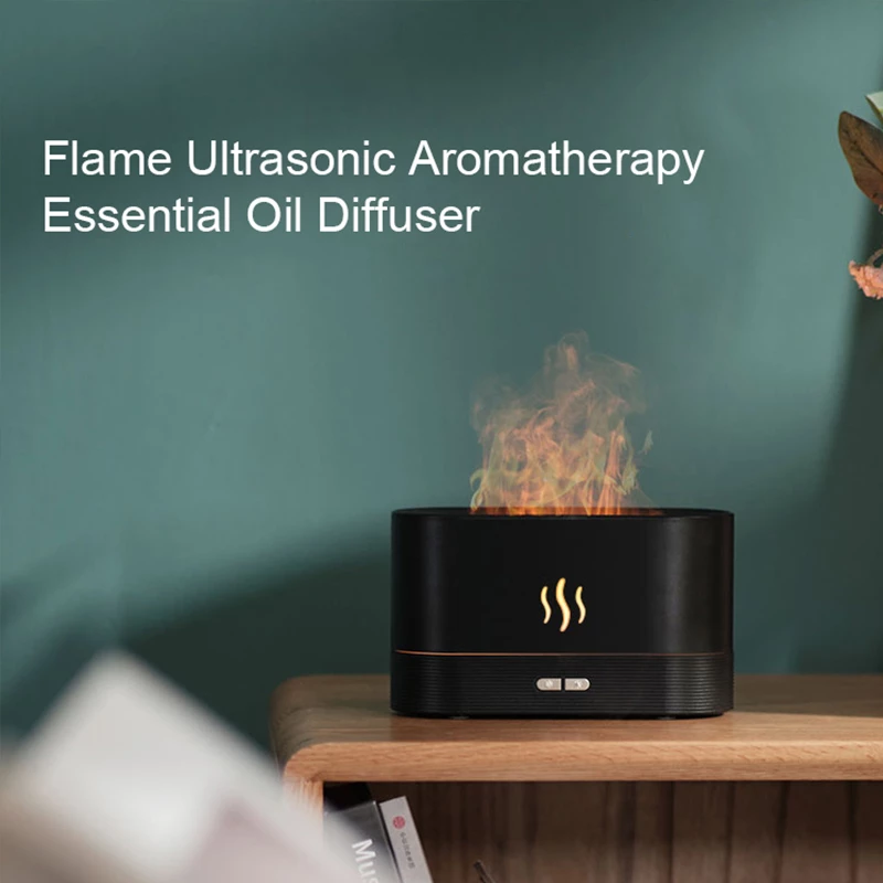 Aroma Diffuser Air Humidifier Flame Difusor